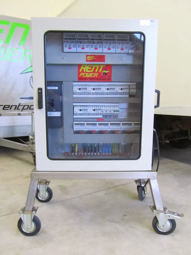 Mobile Wandlermessung 630A mit diversen Steckabgängen